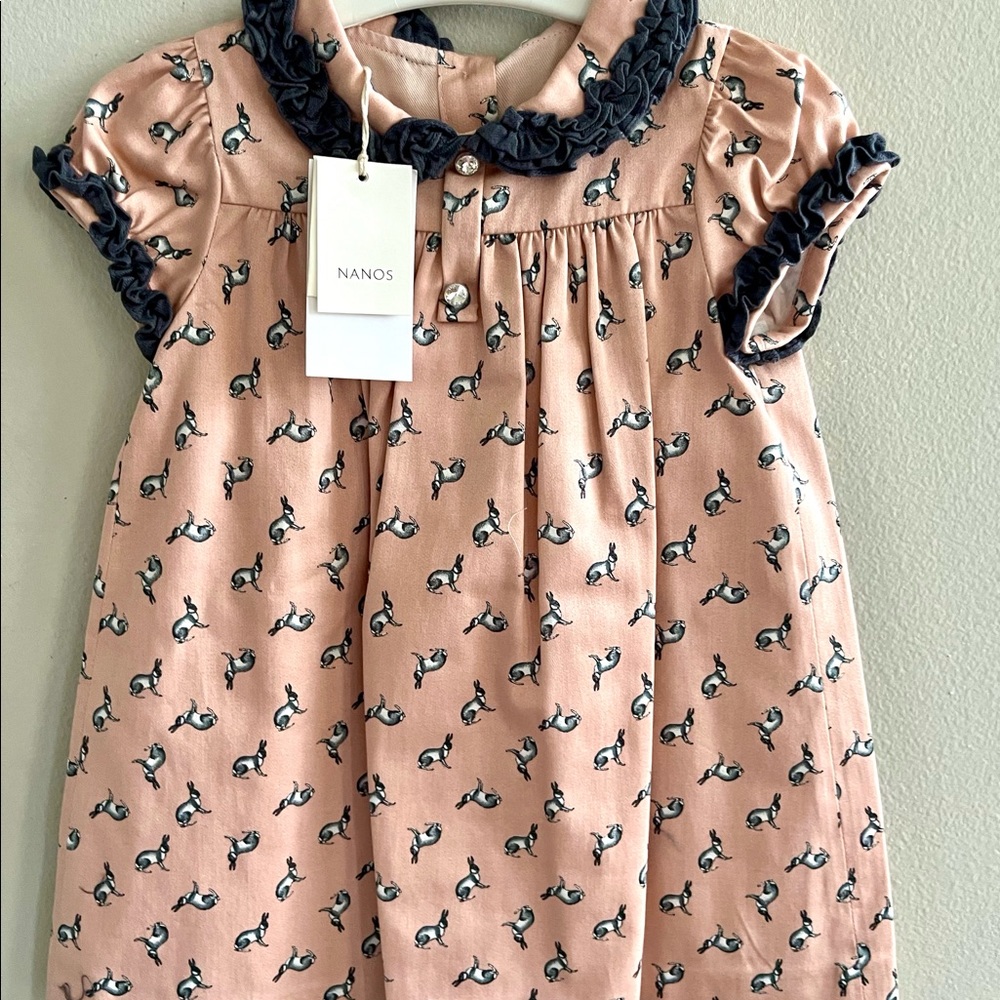 NWT Nanos pink and gray dress